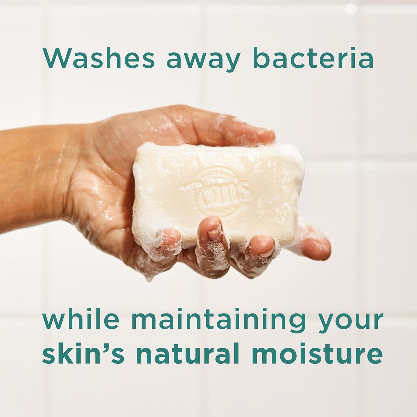 Natural Beauty Bar Soap for Sensitive Skin with Aloe Vera, Fragrance-Free, 5 Oz. 6-Pack (Packaging May Vary)